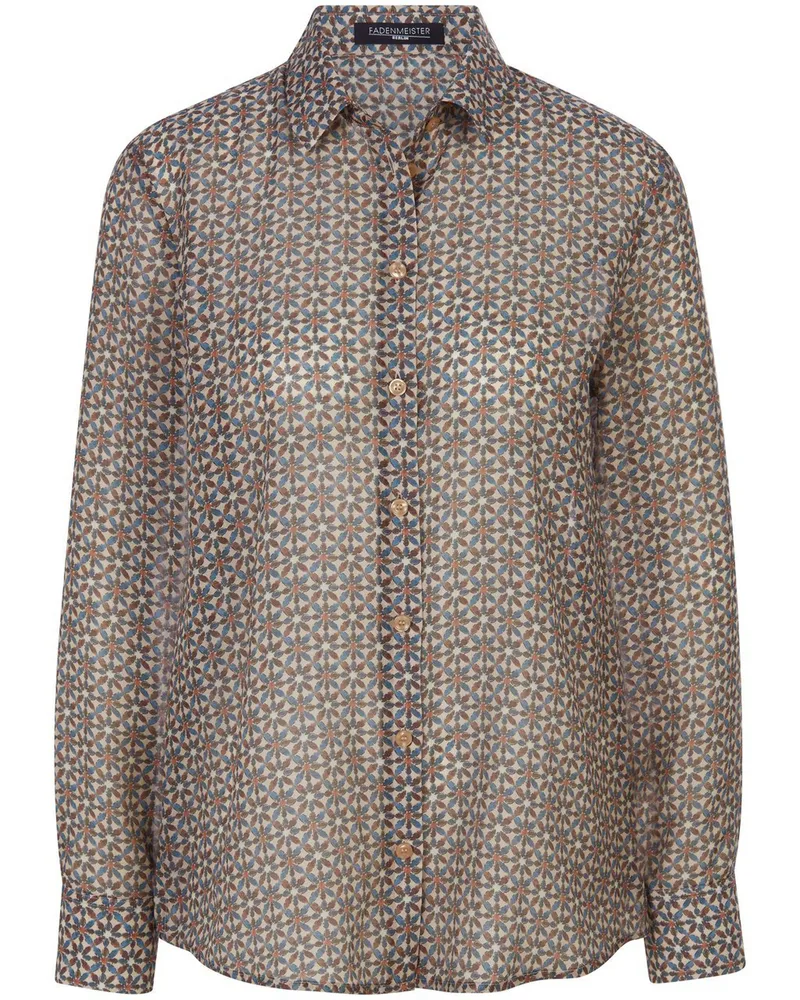 FADENMEISTER BERLIN Long-Bluse  mehrfarbig Mehrfarbig