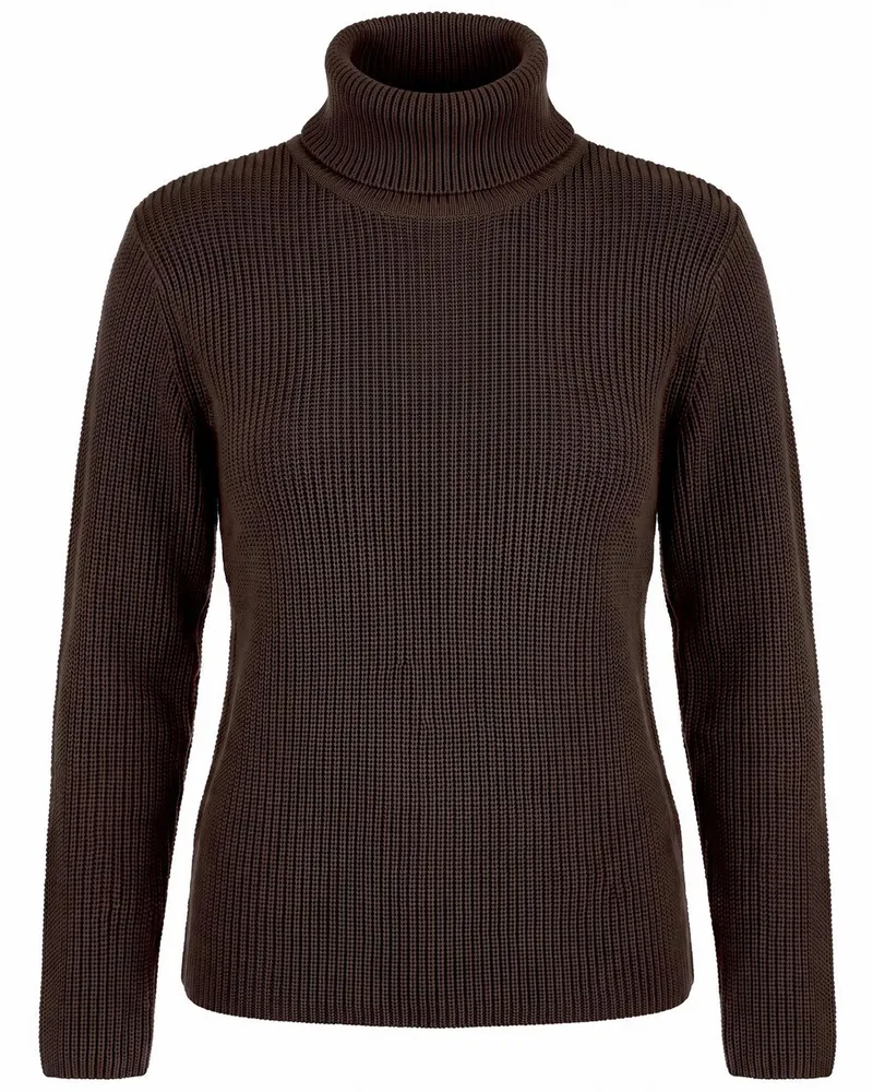 Peter Hahn Rollkragen-Pullover  braun Braun