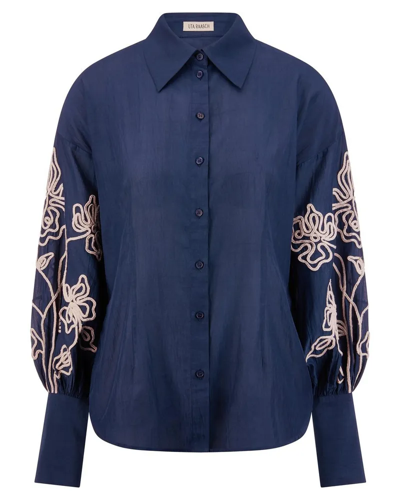 Talbot Runhof Bluse  blau Blau