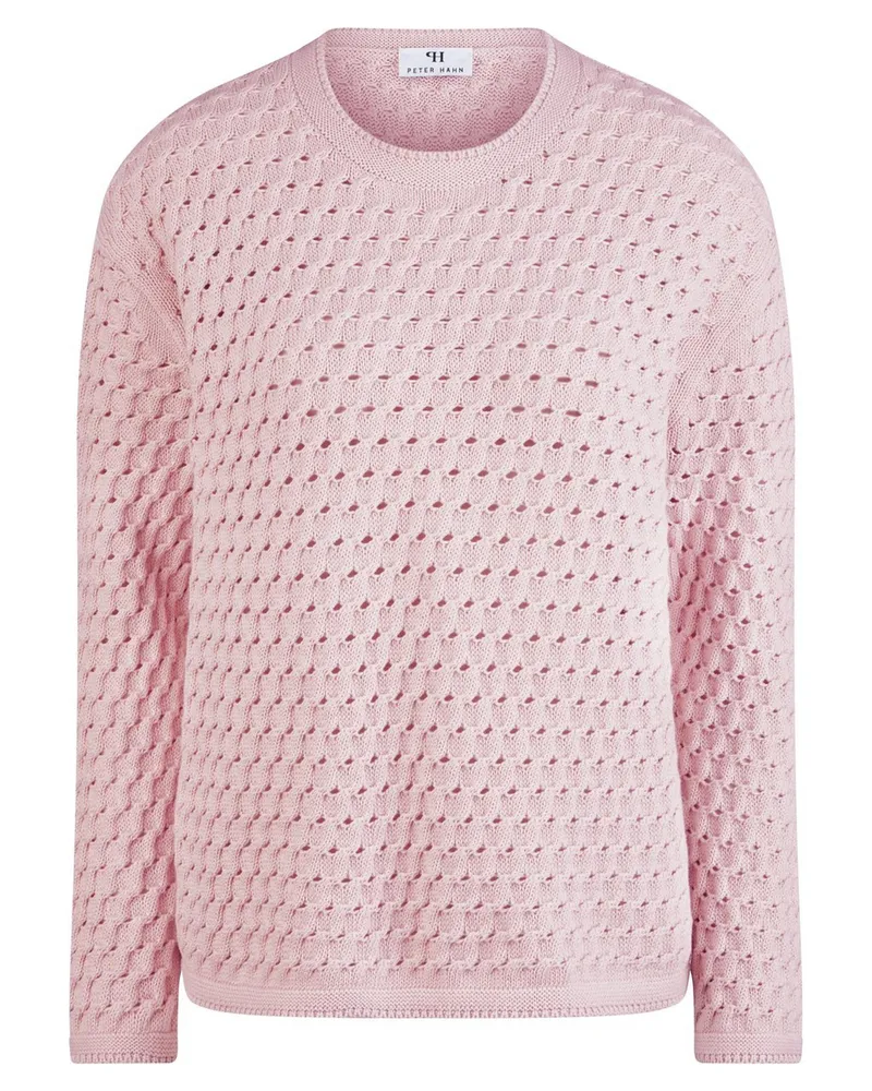Peter Hahn Rundhals-Pullover  rosé Rosé