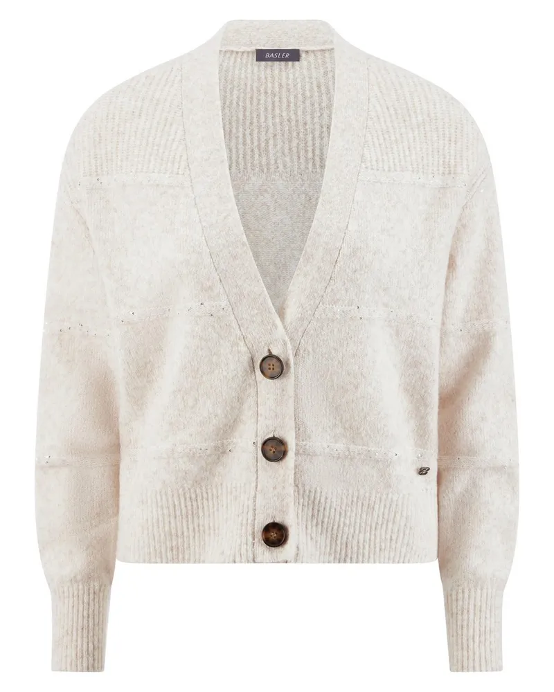 Basler Strickjacke  beige Beige