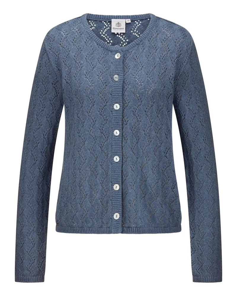 Hammerschmid Strickjacke Wachau  blau Blau