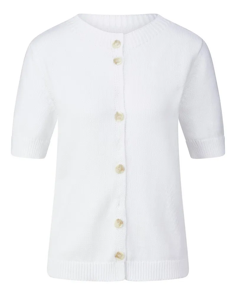 Peter Hahn Strickjacke  weiss Weiss