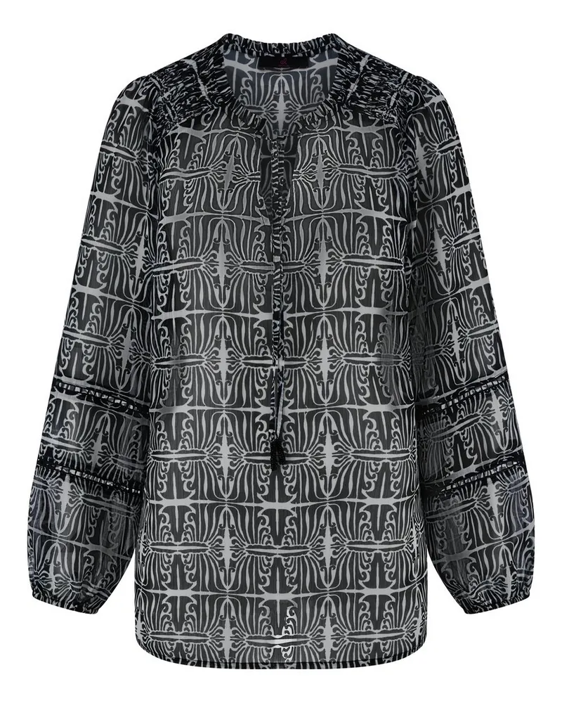 Emilia Lay Bluse  schwarz Schwarz