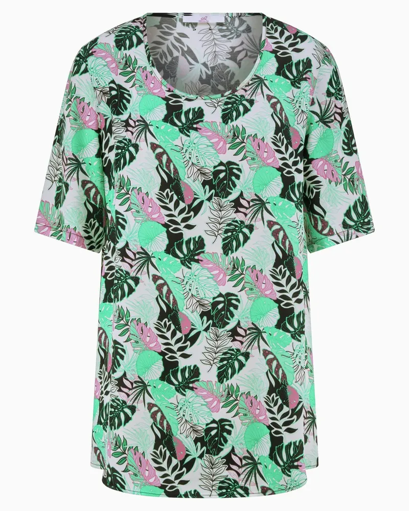 Emilia Lay Bluse Rundhals-Ausschnitt  weiss Weiss