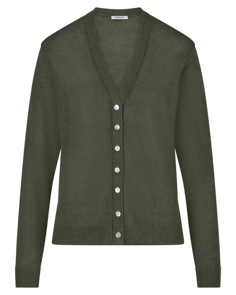 Peter Hahn Strickjacke  grün Grün
