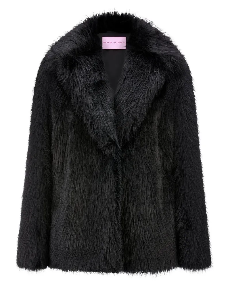 Marcel Ostertag Jacke  schwarz Schwarz