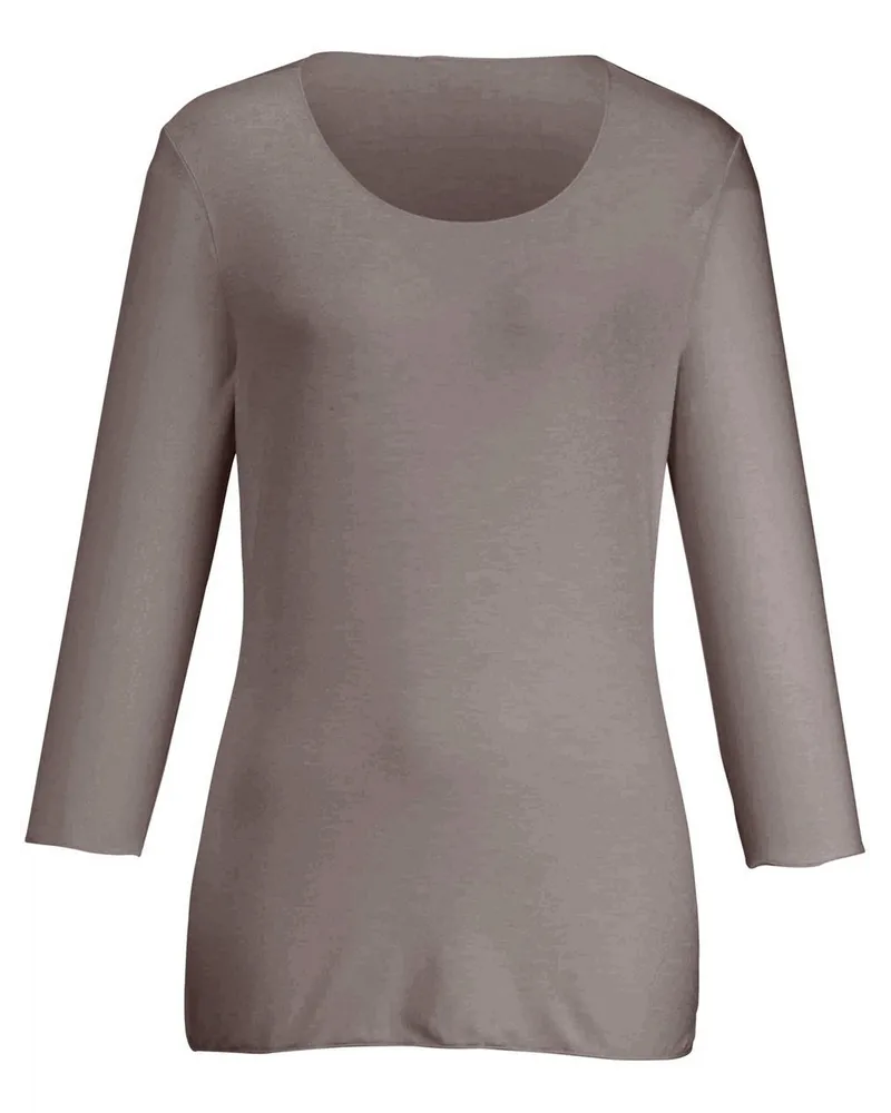Peter Hahn Rundhals-Shirt  beige Beige