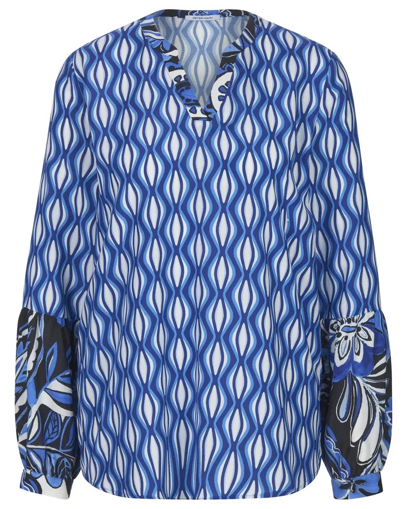 Peter Hahn Bluse  blau Blau