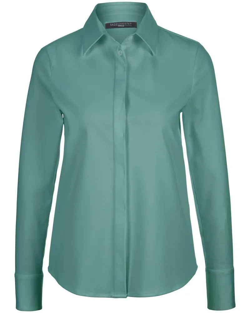 FADENMEISTER BERLIN Jersey-Bluse  grün Grün