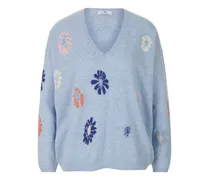 V-Pullover  mehrfarbig