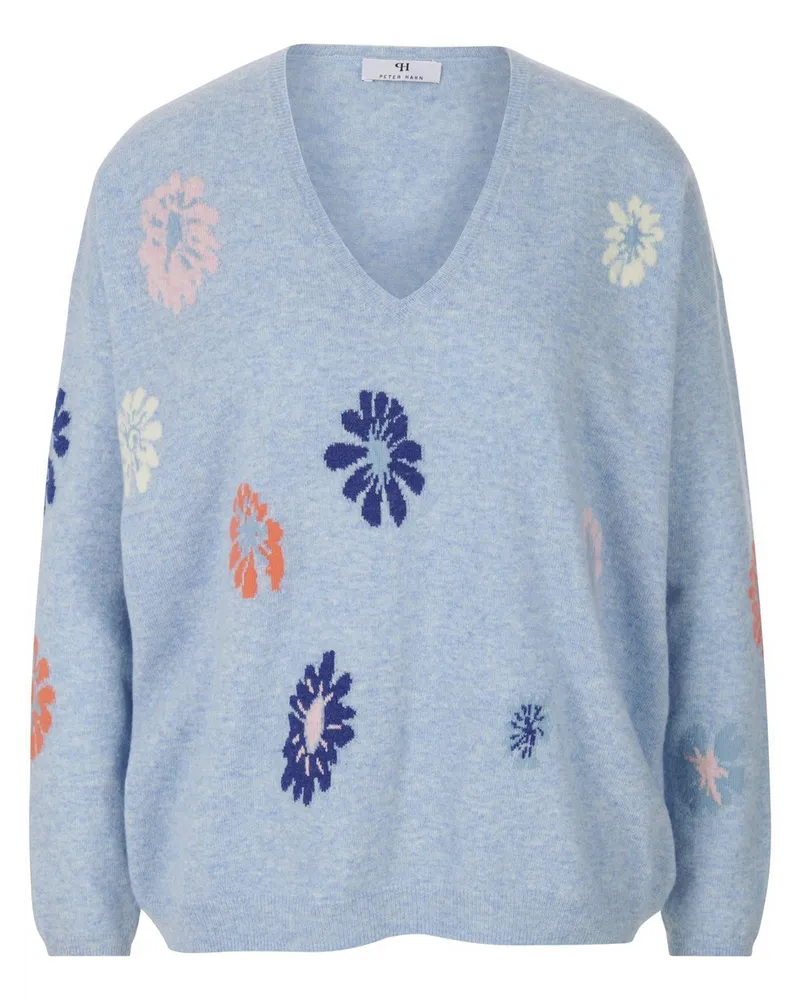 Peter Hahn V-Pullover  mehrfarbig Mehrfarbig