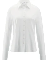 Peter Hahn Jersey-Bluse  weiss Weiss