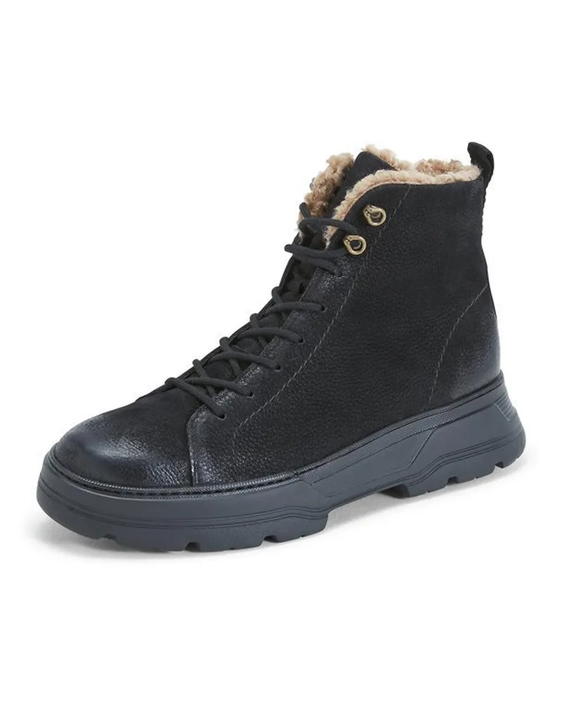 paul green Schnür-Stiefelette  schwarz Schwarz