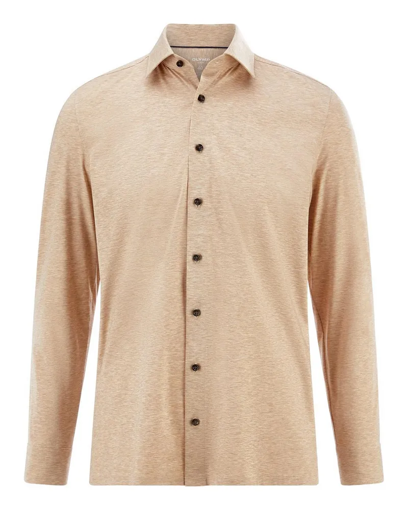 Olymp Jersey-Hemd  beige Beige