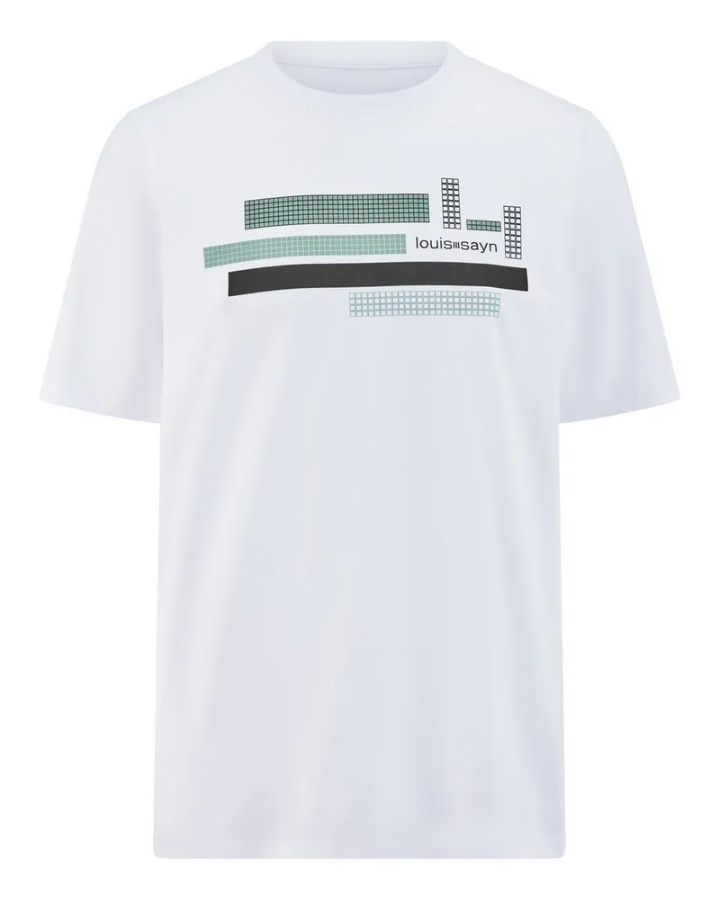 Louis Sayn Rundhals-Shirt  weiss Weiss