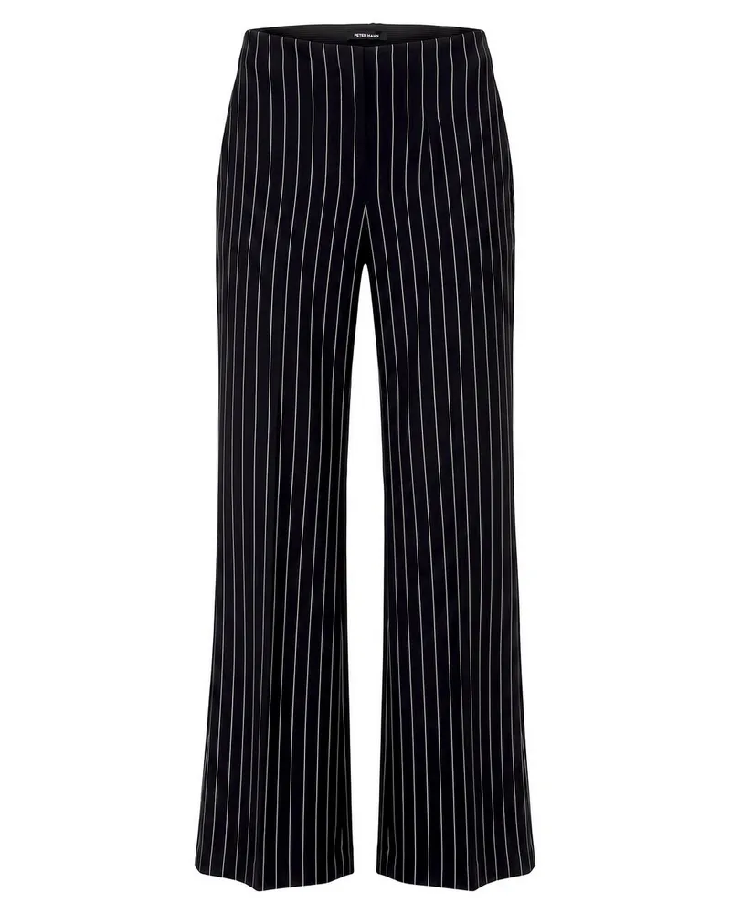 Peter Hahn Wide Fit-Jersey-Hose  schwarz Schwarz