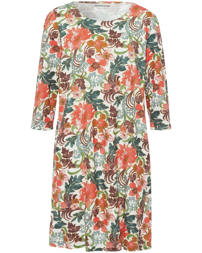 Green Cotton Jersey-Kleid Emma  grün Grün