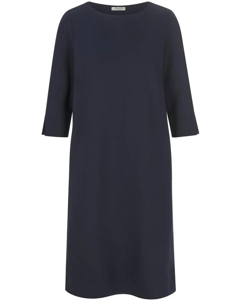 Maerz Jersey-Kleid Rundhals-­Ausschnitt  blau Blau