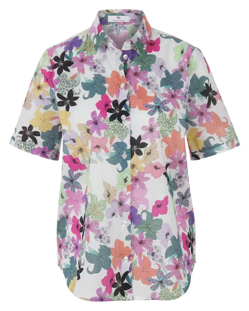 Peter Hahn Bluse  mehrfarbig Mehrfarbig