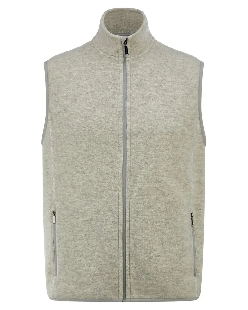 Peter Hahn Ärmellose Outdoor-Strickweste  beige Beige