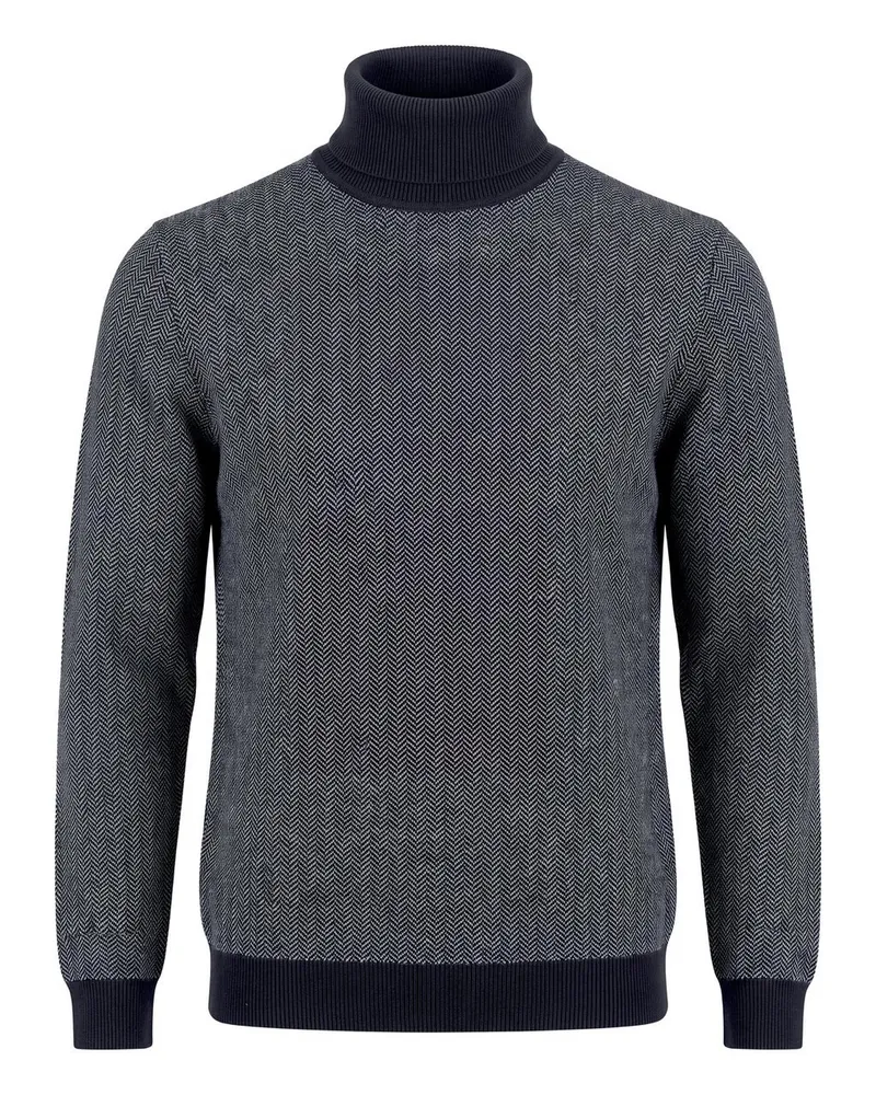 Louis Sayn Rollkragen-Pullover  blau Blau