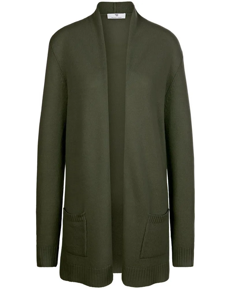 Peter Hahn Cardigan aus 100% Schurwolle  grün Grün