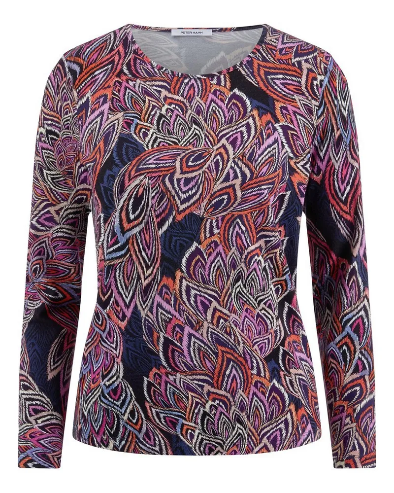 Peter Hahn Rundhals-Shirt  mehrfarbig Mehrfarbig