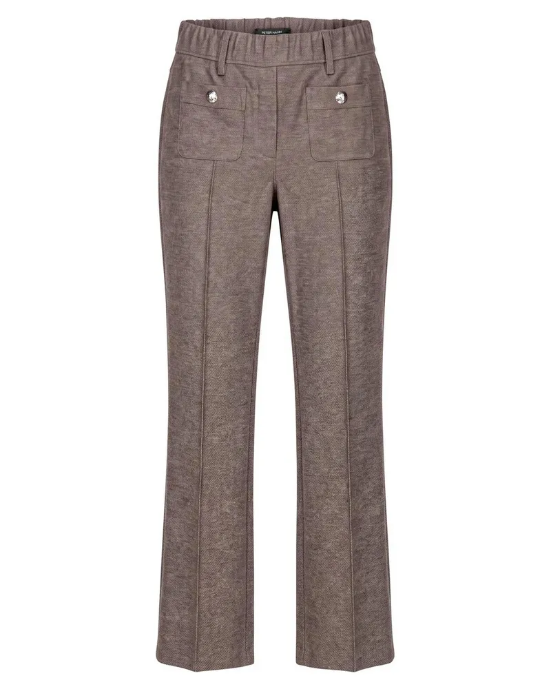 Peter Hahn Slim Fit-7/8-Hose  braun Braun