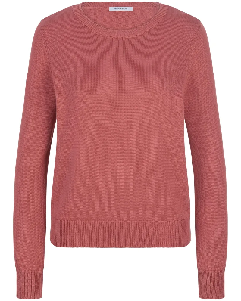 Peter Hahn Rundhals-Pullover aus 100% SUPIMA®-­Baumwolle  rosé Rosé