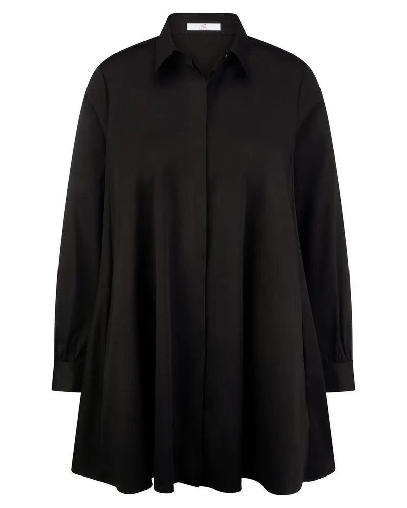 Emilia Lay Long-Bluse  schwarz Schwarz