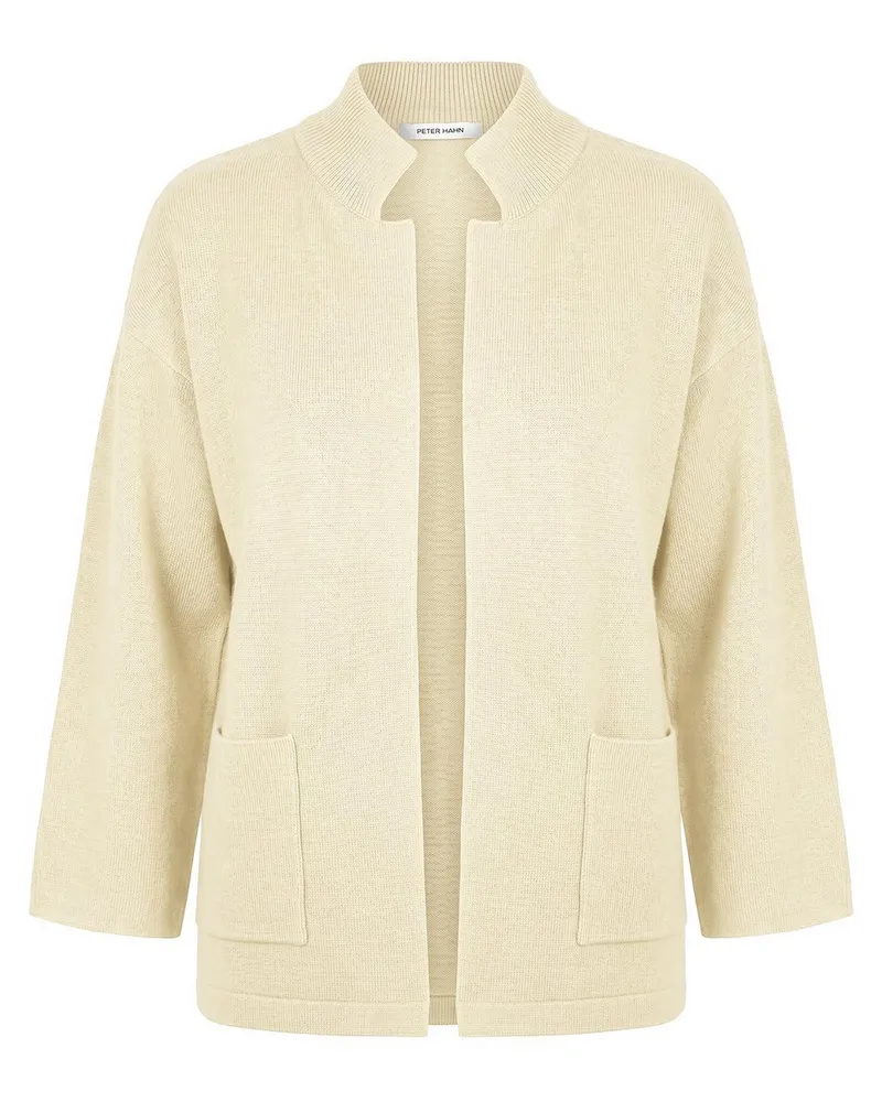 Peter Hahn Strickjacke  weiss Weiss