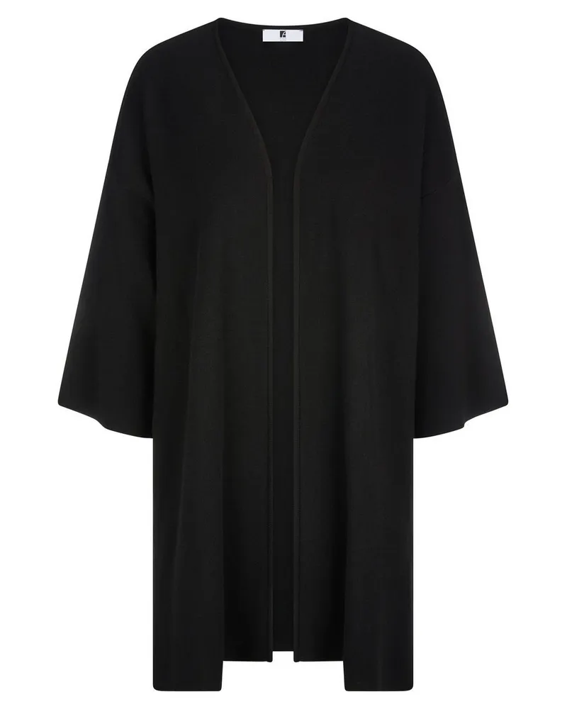 Anna Aura Long-Strickjacke 3/4-Arm  schwarz Schwarz
