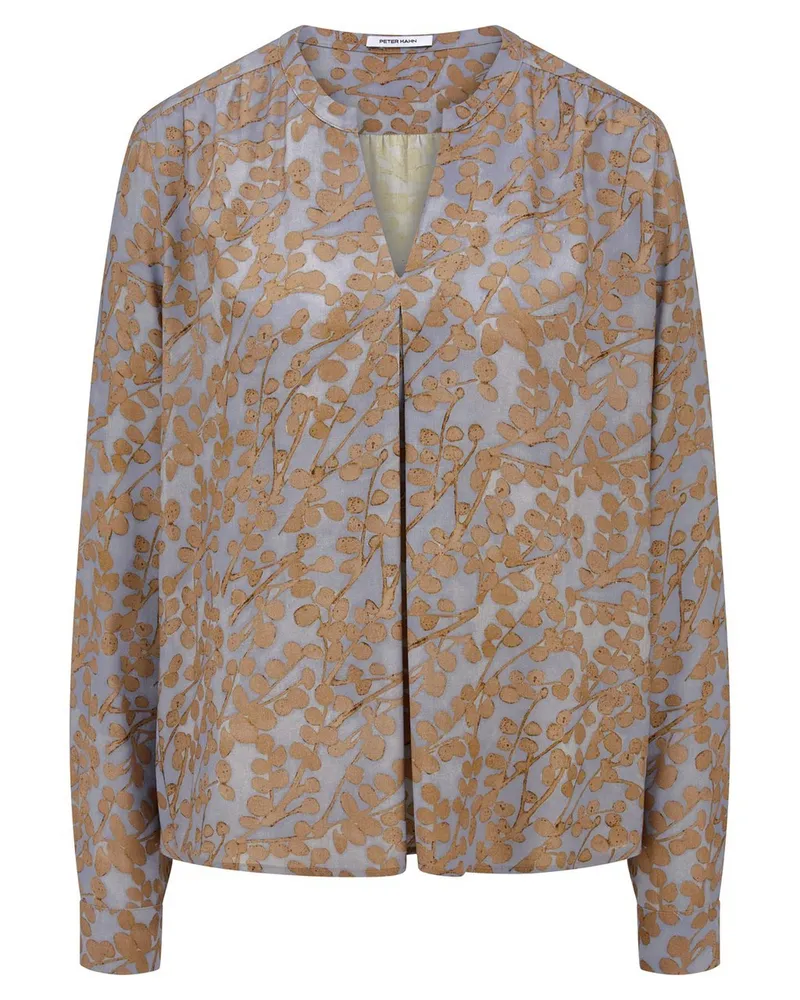Peter Hahn Bluse  blau Blau