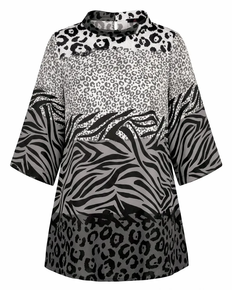 Emilia Lay Bluse  schwarz Schwarz