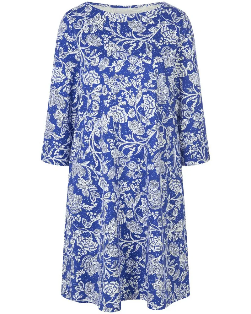 Green Cotton Jersey-Kleid Ivy  blau Blau