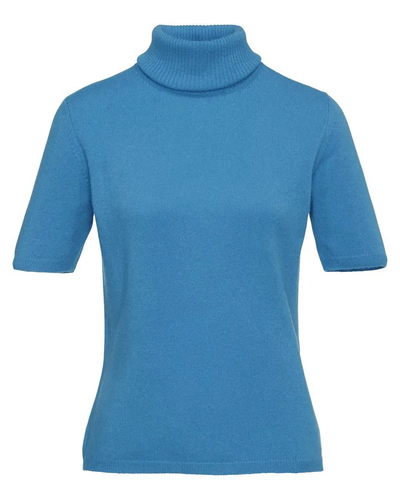 Peter Hahn Rollkragen-Pullover aus 100% Premium-Kaschmir  Cashmere blau Blau