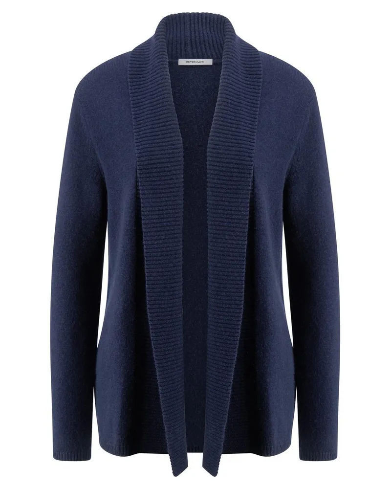Peter Hahn Strickjacke  blau Blau