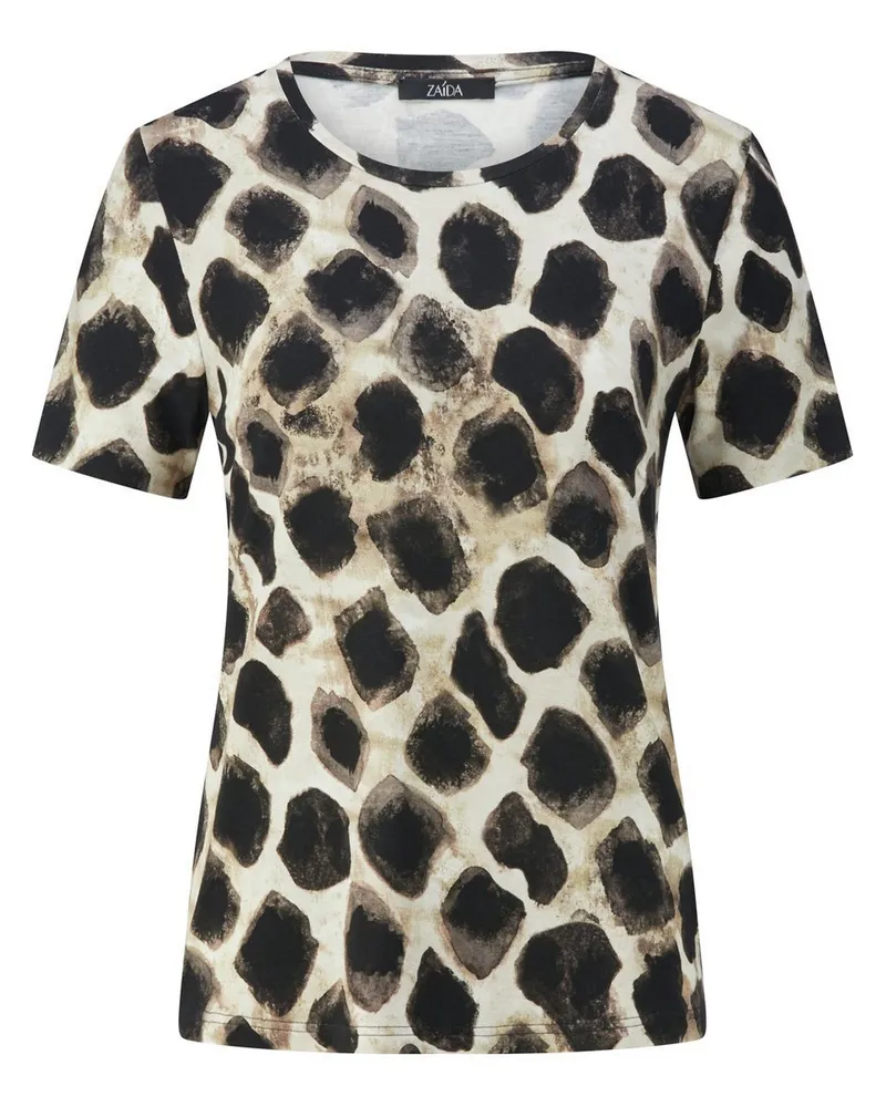 Efixelle Rundhals-Shirt  schwarz Schwarz