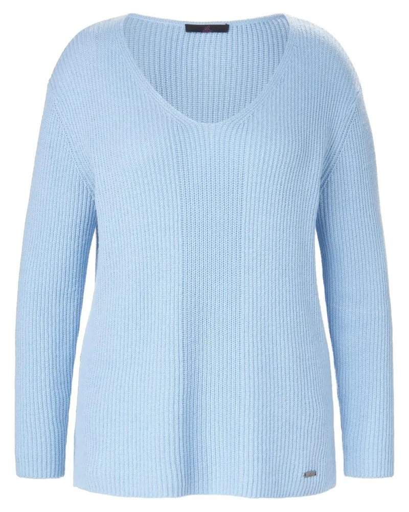 Emilia Lay V-Pullover  blau Blau