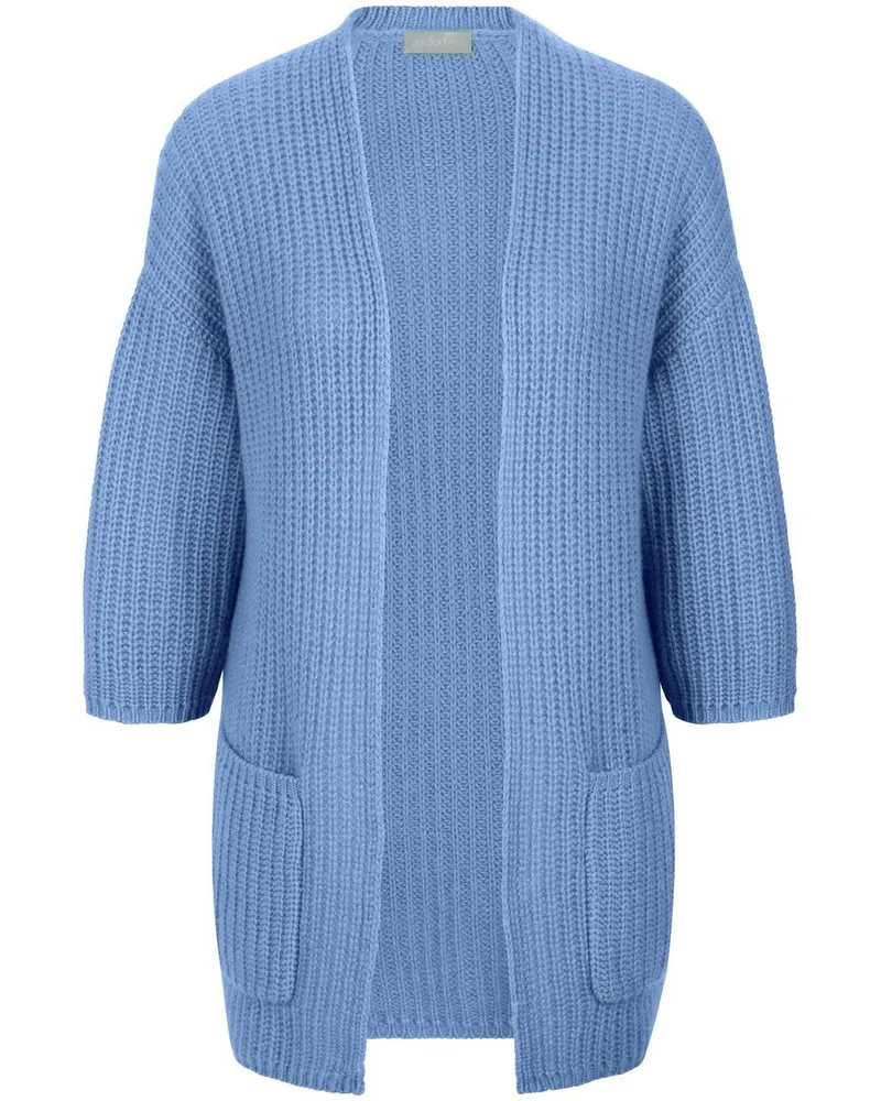 Include Strickjacke 3/4-Arm  blau Blau