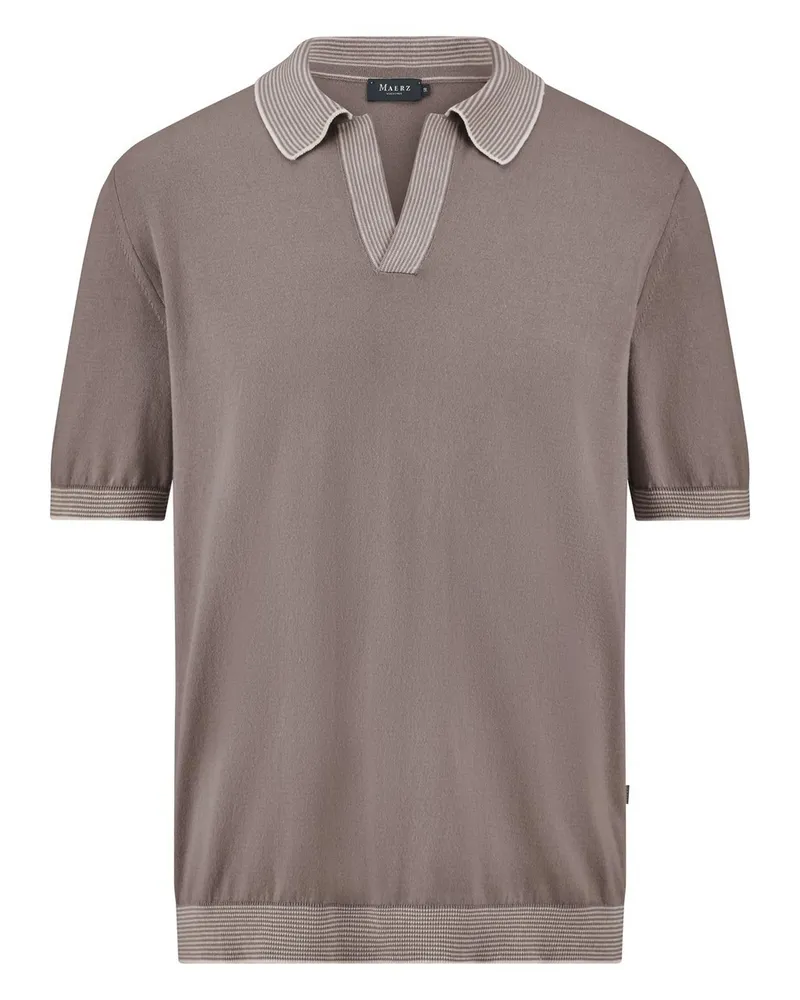 Maerz Polo-Pullover  braun Braun