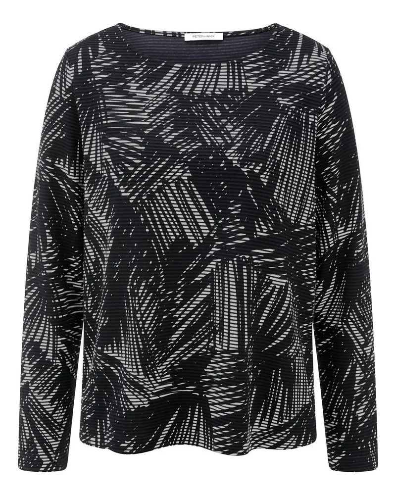 Peter Hahn Rundhals-Shirt  blau Blau