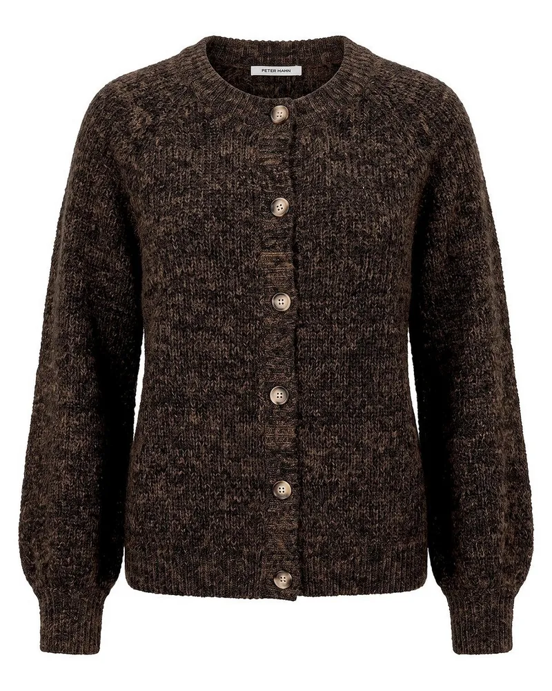 Peter Hahn Strickjacke  braun Braun