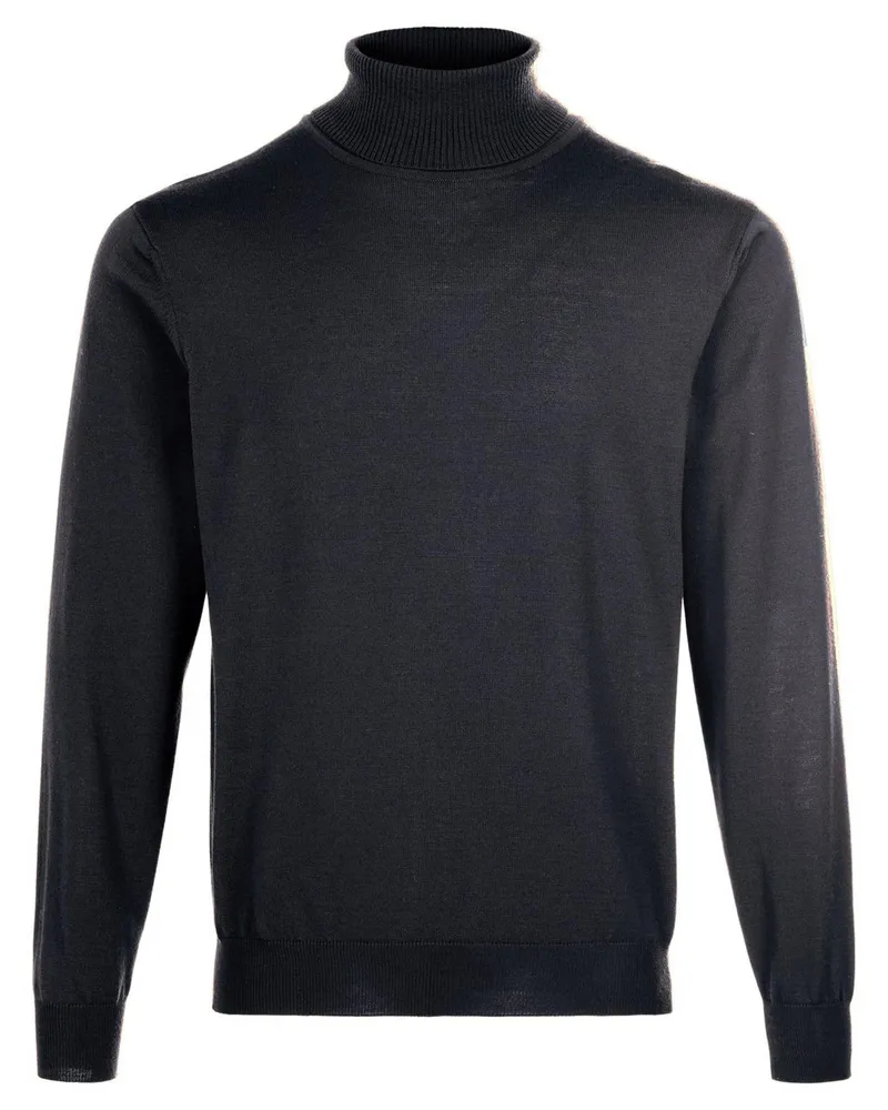 Peter Hahn Rollkragen-Pullover  grau Grau