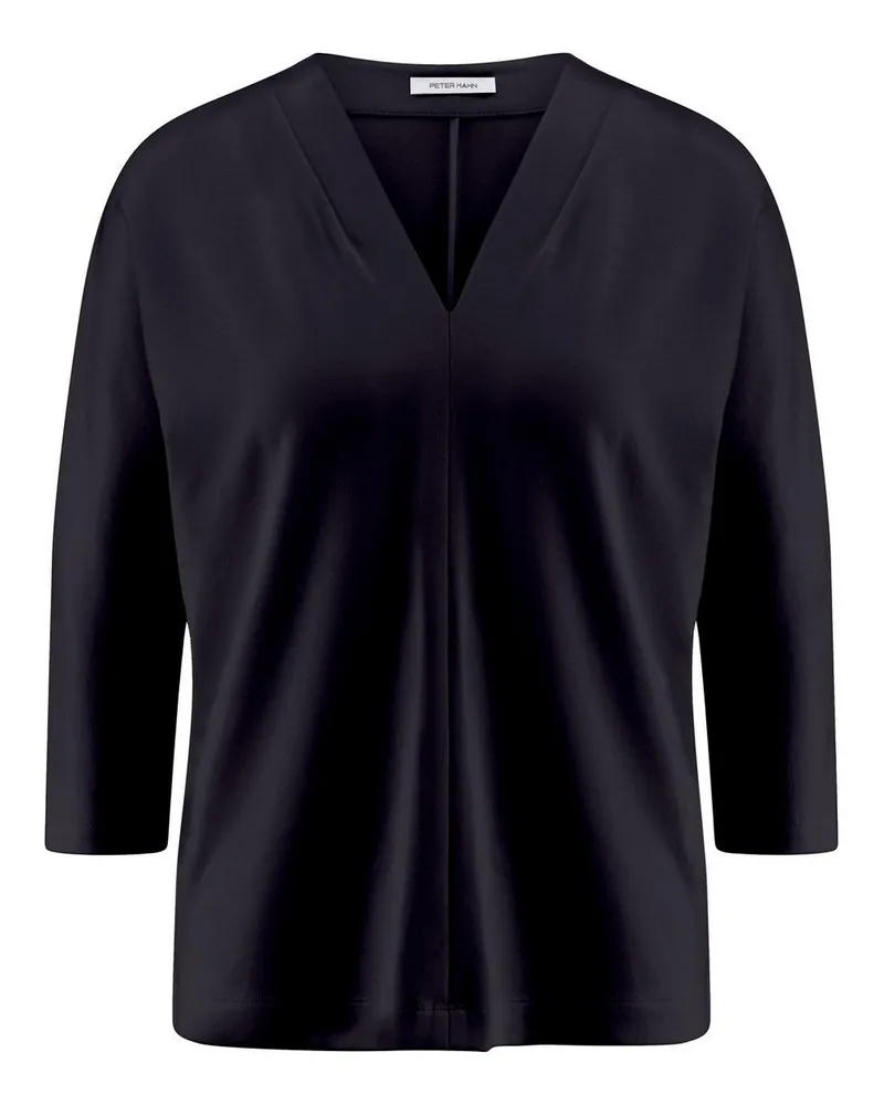 Peter Hahn V-Shirt 3/4-Kimonoarm  blau Blau
