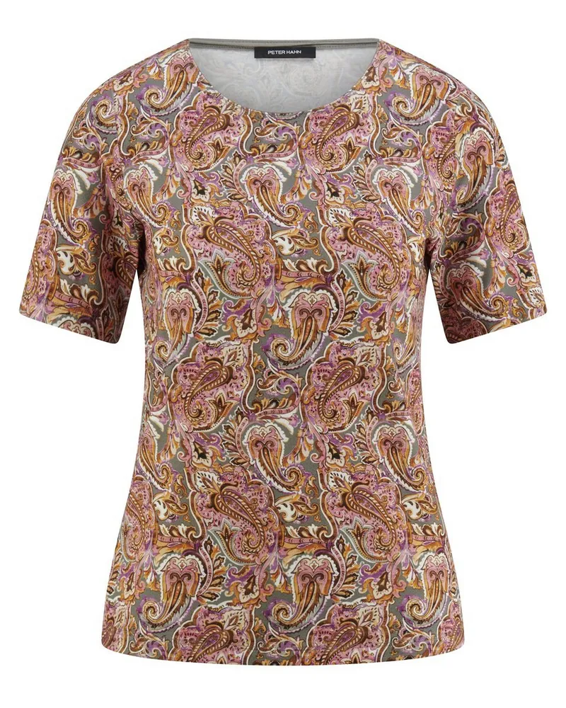 Peter Hahn Rundhals-Shirt  braun Braun