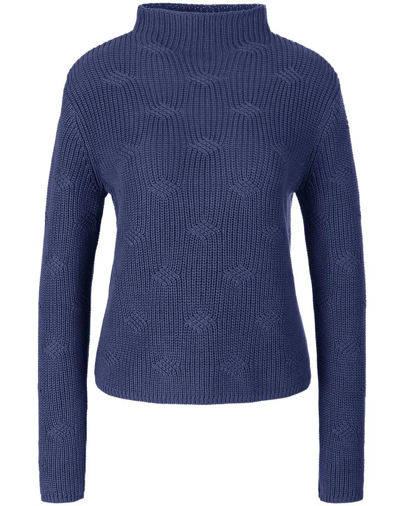 Peter Hahn Pullover aus 100% SUPIMA®-Baumwolle  blau Blau