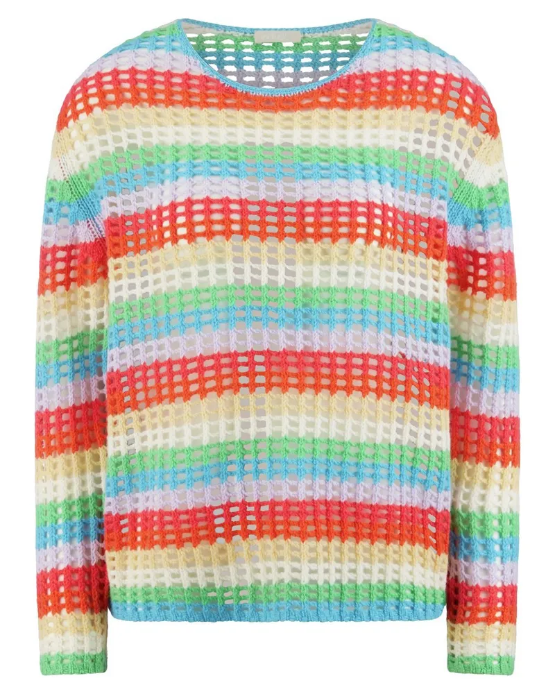 Include Rundhals-Pullover  rot Rot
