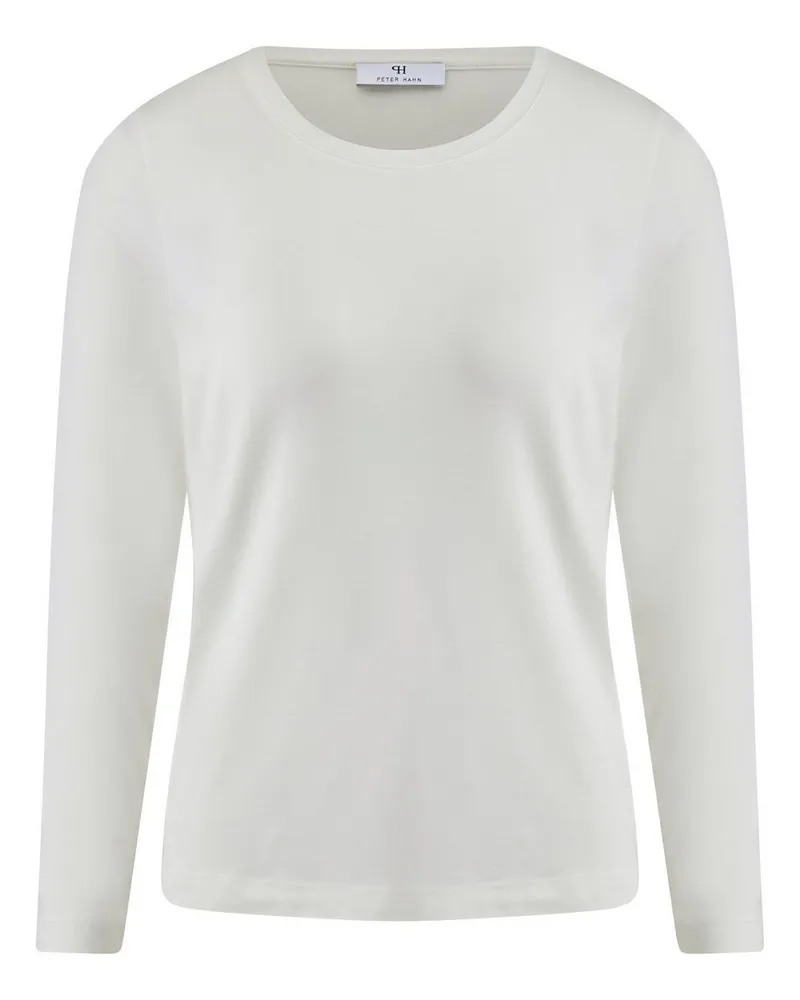 Peter Hahn Rundhals-Shirt  weiss Weiss